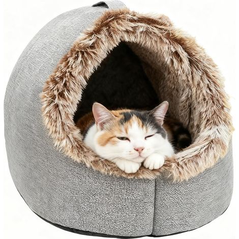 Kattenhuis pour Buiten, Winterbestendig Kattenbed, Waterdicht, Opvouwbaar Kattenbed/Kattengrot, Weerbestendige Kattengrot (1/5)