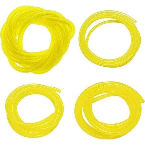 Lot de 4 Tuyau Durite d'Essence, Durite Essence,Tuyau Carburant(1.5 Meter) (1/4)