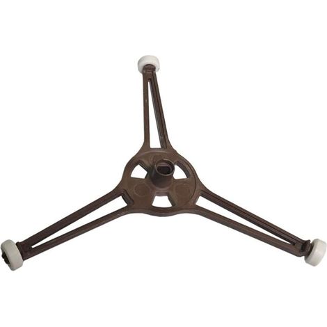 Support de plateau en verre pour micro-ondes - Triple bras rotatif - Plateau tournant pour four à micro-ondes - Support pour plateau tournant de 24,5 cm (1/5)