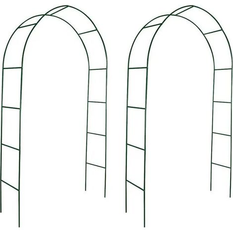 Arche de jardin en deux parties, adaptée aux plantes grimpantes (1/5)