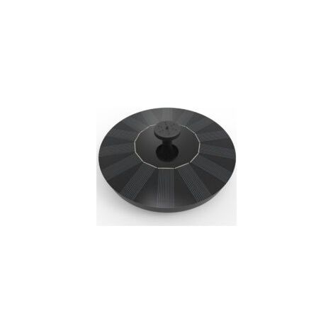 Fuente de jardín, fuente solar Solatec con bomba solar de 1,4 W - Bomba sumergible para estanques, piscinas, jardines y acuarios - Crezuo