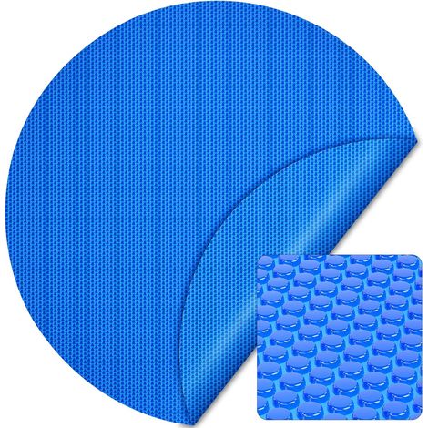 Film de piscine 3,6 m bleu 120µ, couverture de piscine ronde pour la protection de l'eau de la piscine, couverture de piscine, couverture solaire pour le chauffage de la piscine (1/5)