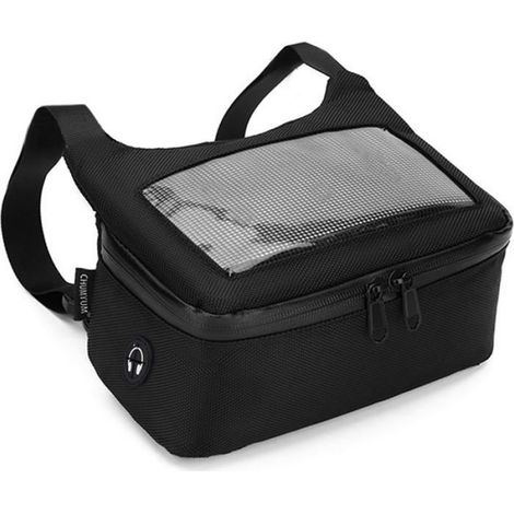 Sacoche de guidon de moto, sacoche de moto, sac de transport avec grande capacité, écran tactile, sac de rangement pour téléphone (1/5)