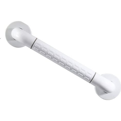 Corrimano di sicurezza, adatto ad anziani, persone con disabilità e donne in gravidanza (30 cm, bianco) (1/5)