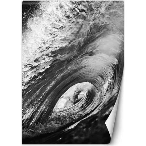 Papier peint Vague noire et blanche 150x210 (1/5)