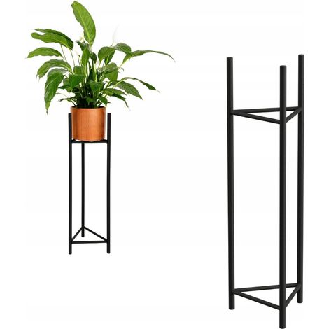 Supporto per vaso da fiori in metallo nero Loft Sens M MAX. Vaso da fiori 26 cm (1/5)