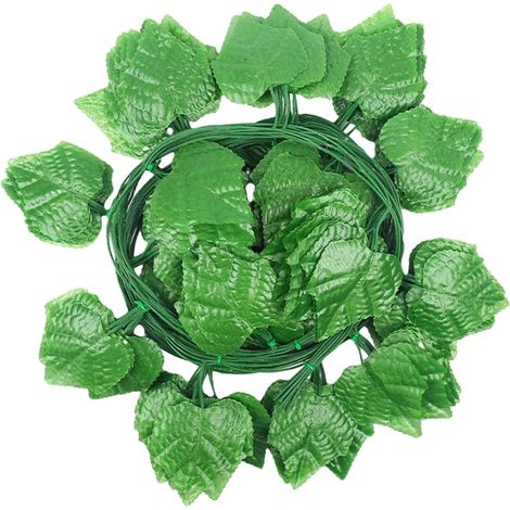 30 ghirlande di edera artificiale, viticci finti per decorazioni da camera da letto e da giardino, per interni, ufficio, matrimoni, decorazioni da parete