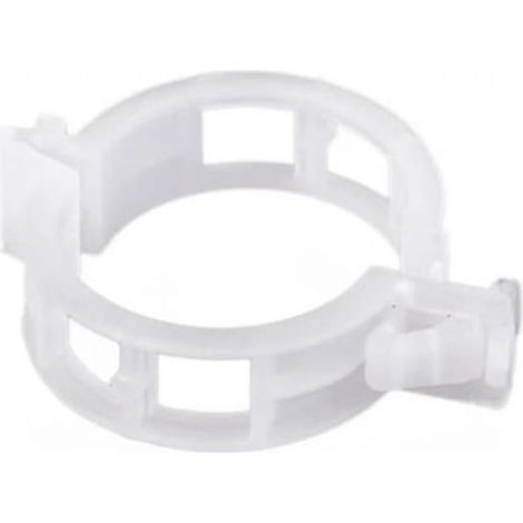 Paquete de 100 pinzas de soporte para plantas, poliéster blanco, 2,6 x 2 cm, para tomates y pepinos, jardinería. (1/5)