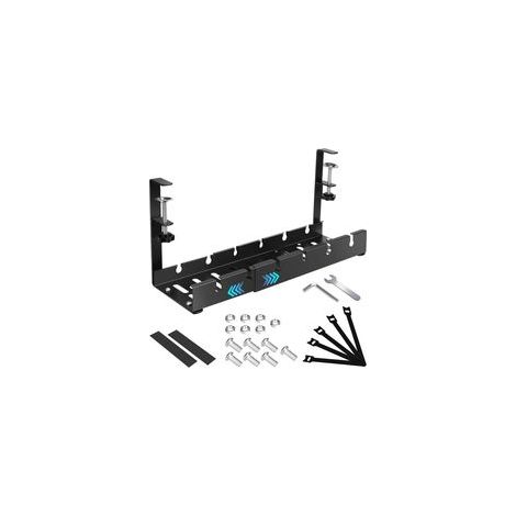 Cable Management, Gestion Cable Bureau sans Perçage, Rétractable de 30,5cm à 55cm, Kit Cable Management, Organisateur de Cable pour Bureau à Domicile