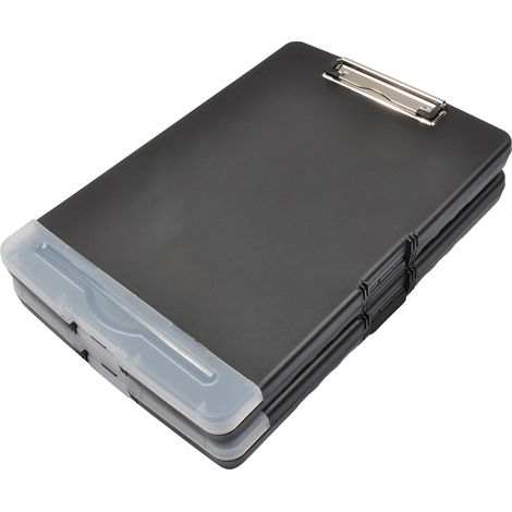 Porte-documents A4 avec pince métal 2 en 1, chemise antirouille pour infirmière avec compartiment stylo, organisation bureau (1/5)