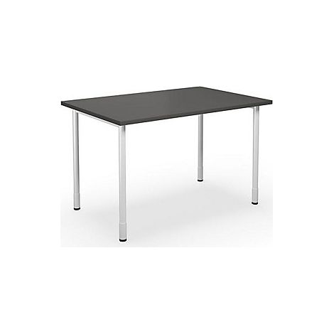 Mesa multiusos DUO-C tablero recto H x P 700 - 800 x 800 mm