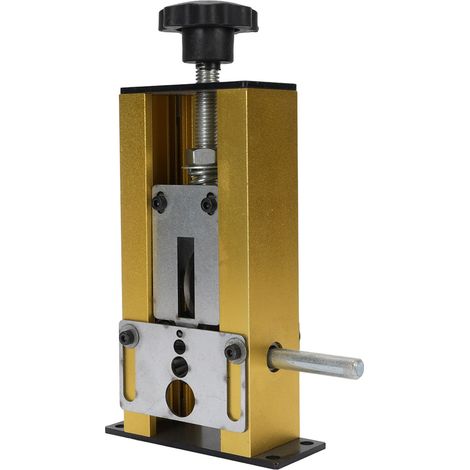 Machine à décapsuler fil cuivre manivelle ou perceuse 1-25mm, dénudeur câble aluminium, 6 pièces incl. poignée clés vis (1/5)