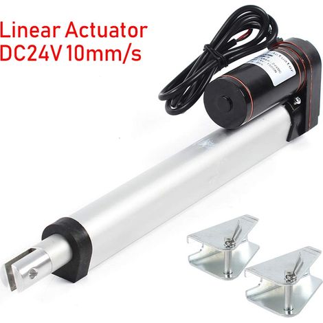 Actionneur Linéaire Électrique 1500N 200 mm, Moteur à Actionneur Linéaire 24VDC, Actionneurs à Mouvement Linéaire, Vitesse Course 5 mm/s, Faible Bruit 50dB, Protection IP54 (1/5)