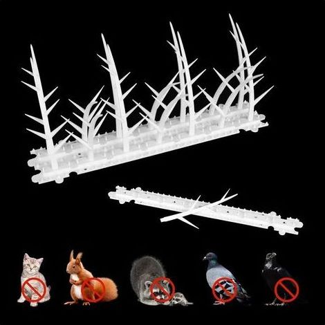 TAISHENGDA - Taubenabwehrspitzen - Taubenabwehrspitzen aus recyceltem Kunststoff - Vogelabwehr, Taubenabwehrspitze, Katzenabwehrspitze, für Balkone, Fenster, Dächer und Gärten (1/5)