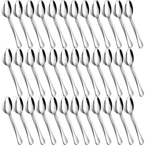 36 petite cuillère, set de cuillere a cafe inox (5,5"/14cm)
