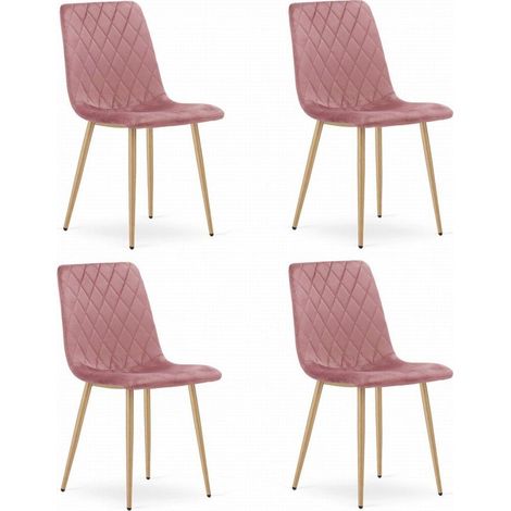 Leobert TURIN sedia rosa confortevole e durevole