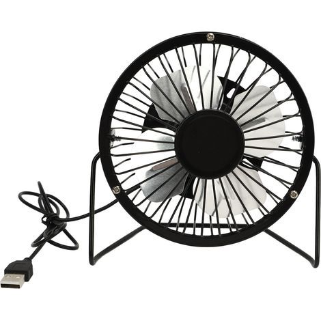 Ventilateur solaire 5W USB orientable à 360° pour serre, poulailler ou niche pour chien. (1/5)