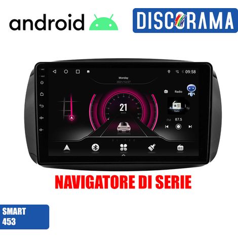 DISCORAMA® AUTORADIO ANDROID SMART 453 2016+ STEREO AUTO TOUCH 9″ WIFI NAVI DI SERIE (1/5)