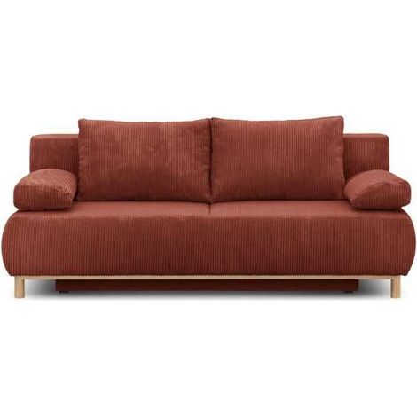 Mika Schlafbank Terrakotta Cord (1/3)