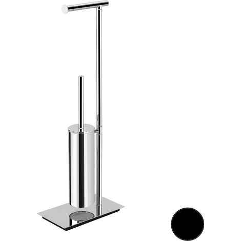 COLOMBO DESIGN Square piantana 67cm portarotolo/scopino nero opaco codice prod: B99070NM