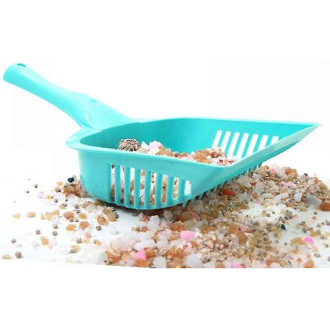 Pelle à litière en plastique pour chat, pelle à litière pour bacs à litière, outil de nettoyage de litière F922-119 (1/4)