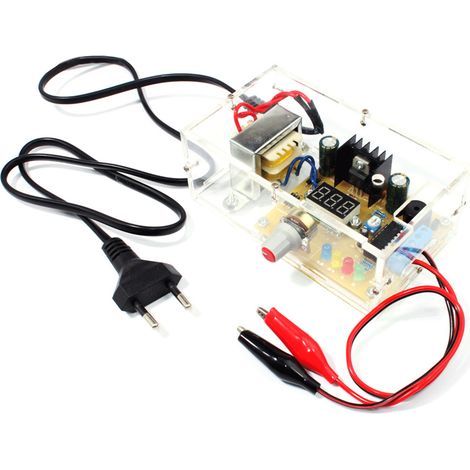 Kit d'alimentation régulée 1,25 V à 12 V, tension de sortie réglable en continu pour tester le circuit (1/5)