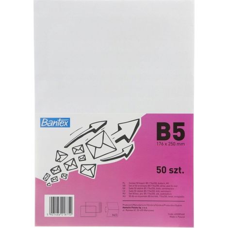Bantex B5 HK busta bianca (50) 400089460