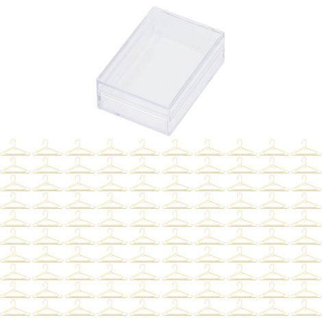 100 pièces Attaches en Métal Doré Antidérapantes pour Classement de Dossiers, Processus d'Électrozingage Anti-Rouille (1/5)