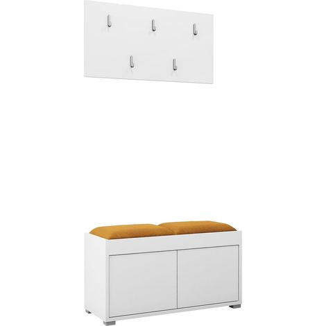 Conjunto para recibidor Comfivo Tutela, Manila 32, 0x0x0cm, Aglomerado laminado, Tapiz, Montada en la pared, Colocada