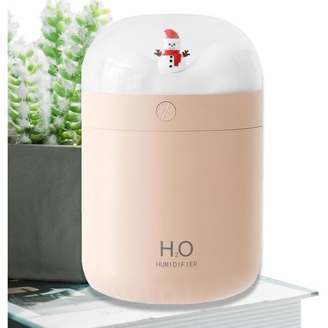 CCYKXA Snowman travel humidifier, portable air humidifier, small desktop humidifier, bedroom humidifier, travel humidifier, safe home humidifier (1/5)