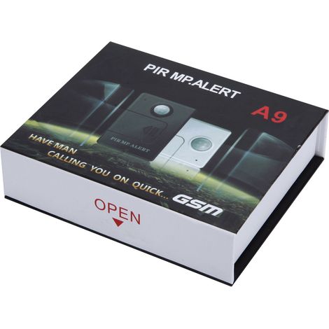 Theft alarm system and home tracking system, mini-GSM, with infrared person detection, automatic reminder function and remote monitoring app.