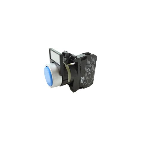 Bouton poussoir composé bleu + 1NO BPCPBU1NO