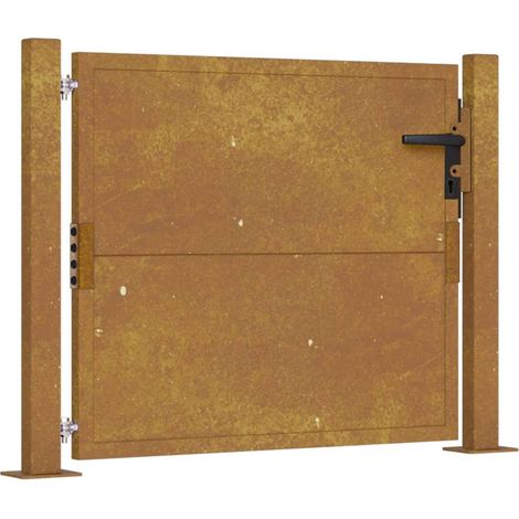 Maison Exclusive - Gartentor 100x100 cm Cortenstahl