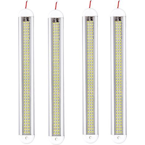 Set di 4 luci interne per auto, LED, 12V, bianche (1/5)