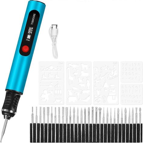 Gravierstift für Künstler und Heimwerker – Gravieren Sie über 50 Oberflächen