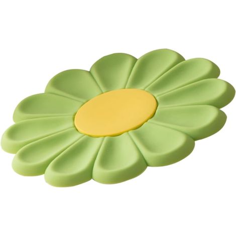 Dessous de plat en silicone, vert (1/5)