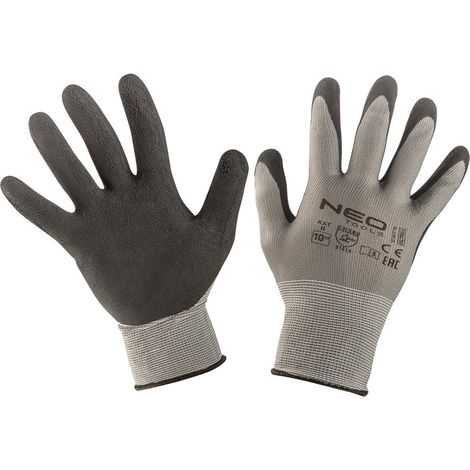 Arbeitshandschuhe, latexbeschichtetes Polyester (Schaumstoff), 3141X, Größe 10 (1/3)