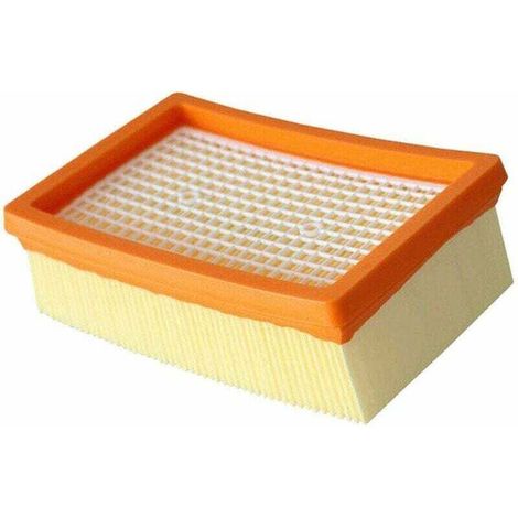 Paquete de 2 filtros de repuesto para aspiradoras XU, WD4, WD5, WD6, MV4, MV5 y MV6. Pliegues planos, alto rendimiento, potentes y silenciosos. Materiales duraderos. Satisfacción garantizada - (1/4)