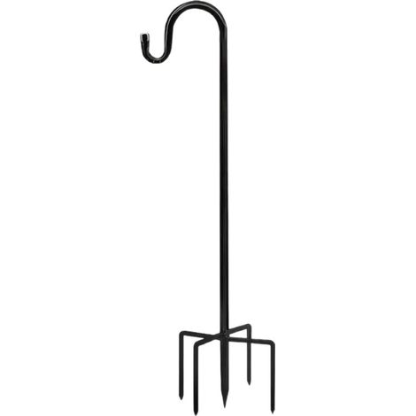 Poste Colgante Exterior - 183 Cm - Acero Reforzado - Para Cestas De Flores Y Contenedores De Alimentación - 1 Unidad (1/5)