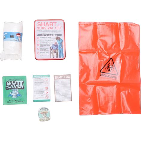 Kit de survie humoristique en fer à repasser - Cadeau hilarant d'outils de survie pour l'extérieur, idéal pour un anniversaire ou les vacances (1/5)