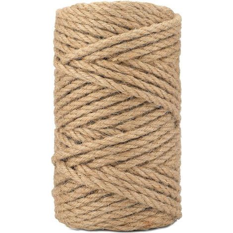 1 Rouleau Corde Sisal 6mm X 100m Naturel Résistant Arbre À Chat Jardin Bricolage Décoration (1/5)