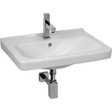 Jika Cubito - Waschtisch, 60x45 cmmm, ohne Hahnloch, weiß H8104230001091 (1/2)
