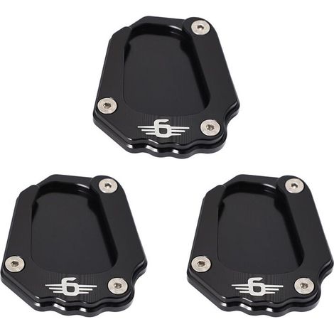 Kit di estensione per staffe di protezione laterale moto in 3 pezzi (nero) per K1600GT e K1600GTL 2017-2019 (1/3)