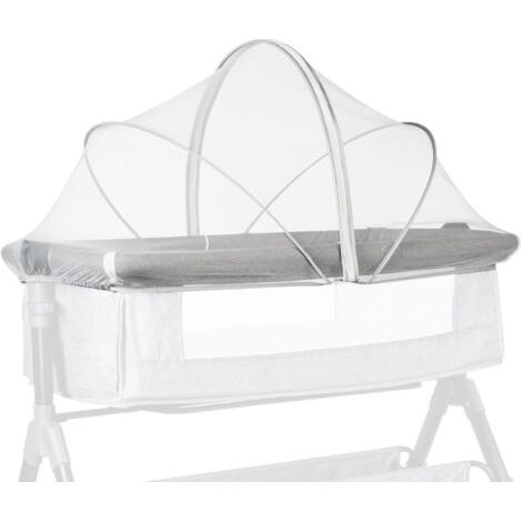 Filet De Protection pour Lit Bébé - Filet Respirant Et Pliable pour Berceau - Toile Aérée et Pliable pour Camping Sieste Voyage en Poussette Parc Bébé (1/5)