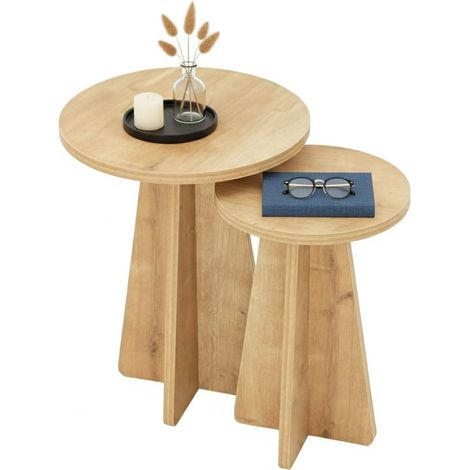 Dmora - Wohnzimmertisch Eridani, Niedriger Wohnzimmertisch, Kaffeeregal, Couchtisch für Sofa, 40x40h50 cm, Eiche, mit verstärkter Verpackung