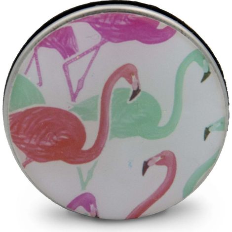 Abflussstopfen 38mm bedruckt Flamingo (1/3)