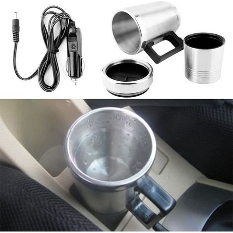 Elektrischer Wasserkocher – LAT – 12 V – Edelstahl – 500 ml Fassungsvermögen – Benutzerfreundliches Design (1/4)