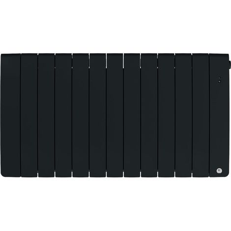Verbundenes Flachheizkörper Bilbao 4 horizontal 2000W Schiefergrau - THERMOR - 493832 (1/5)