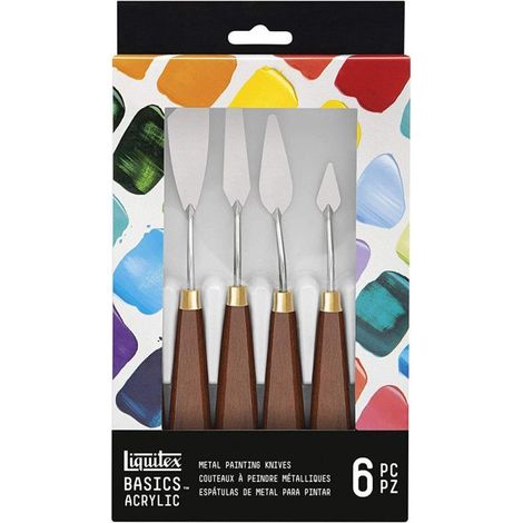 Set de 6 couteaux à peindre - Liquitex (1/3)