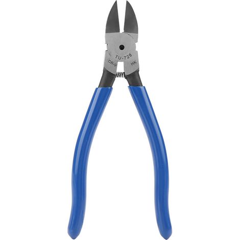 Pince coupante diagonale bleue de 20 cm (8 pouces) pour câbles (1/5)